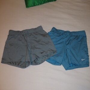 Nike Kids Dual Pack Gray and Blue Shorts